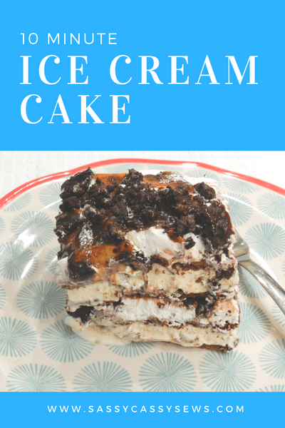 10-Minute Ice Cream Cake – Sassy Cassy's