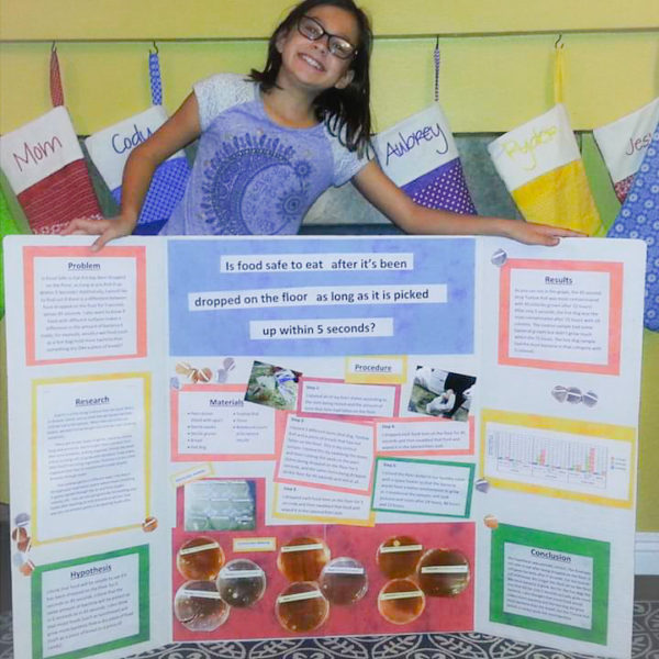 Science Fair Project The 5 Second Rule Sassy Cassy's